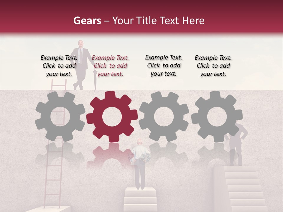 Look Man Sky PowerPoint Template