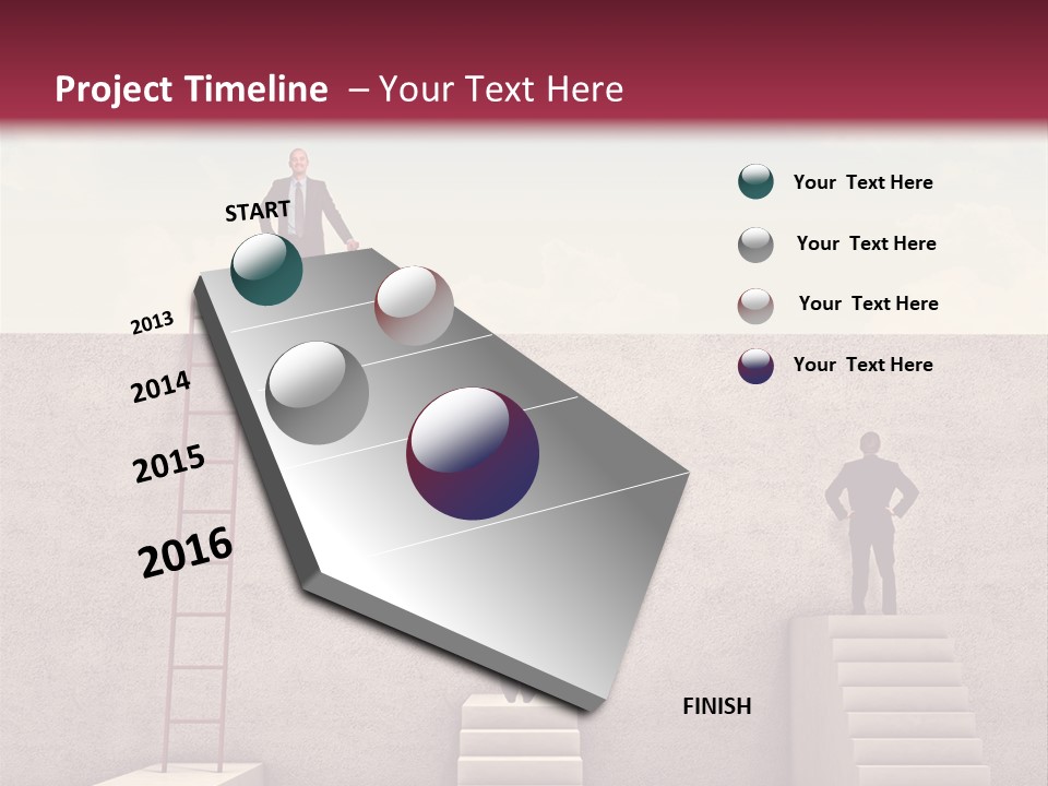 Look Man Sky PowerPoint Template
