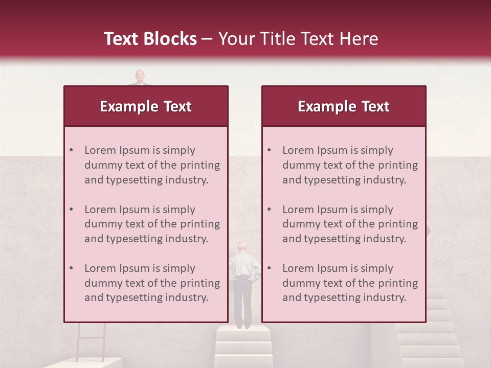 Look Man Sky PowerPoint Template