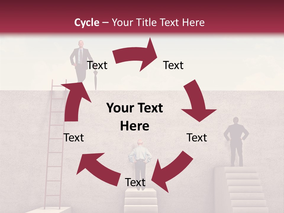 Look Man Sky PowerPoint Template