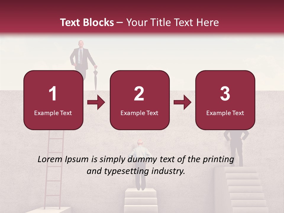 Look Man Sky PowerPoint Template