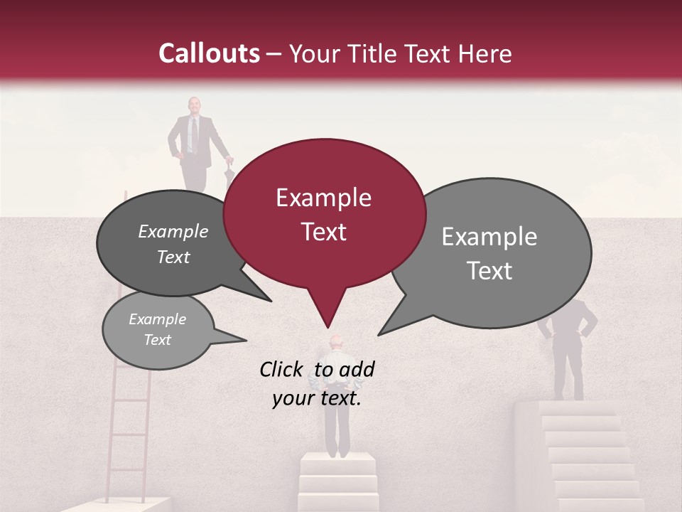 Look Man Sky PowerPoint Template