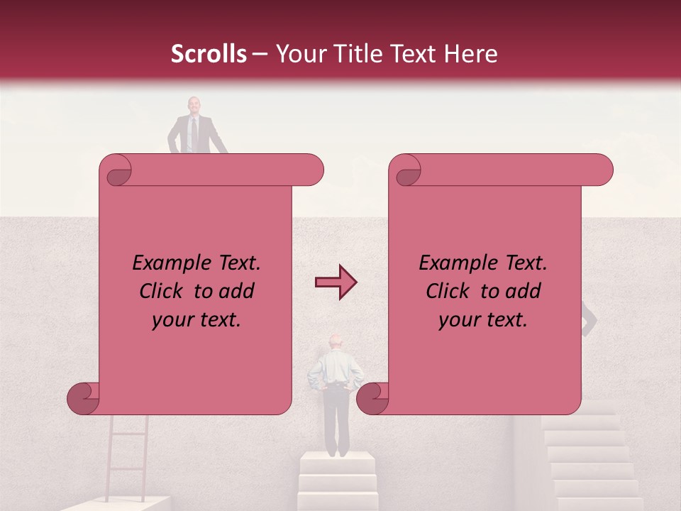 Look Man Sky PowerPoint Template