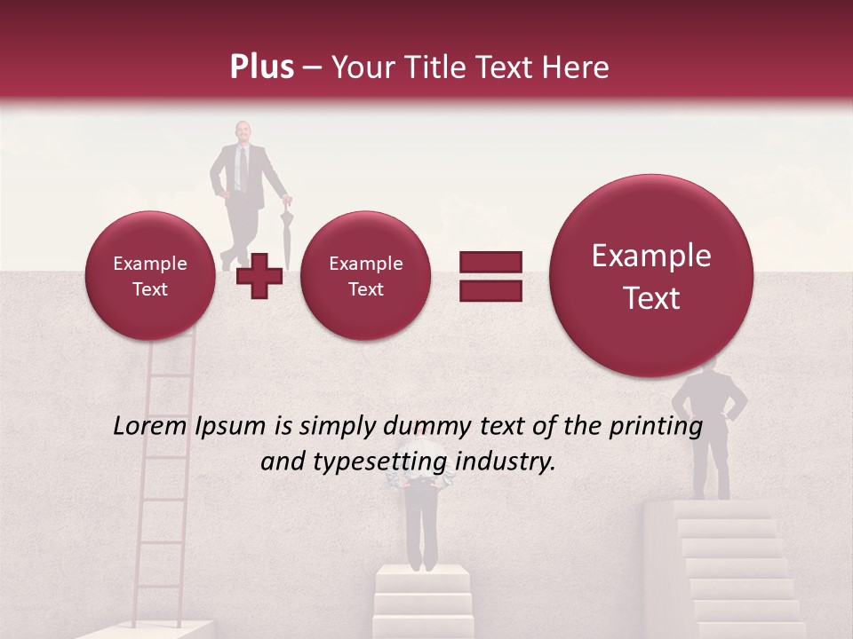 Look Man Sky PowerPoint Template