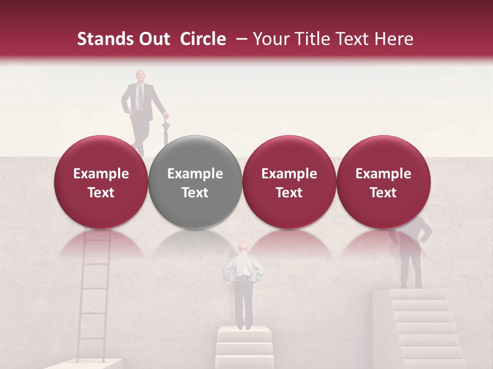 Look Man Sky PowerPoint Template