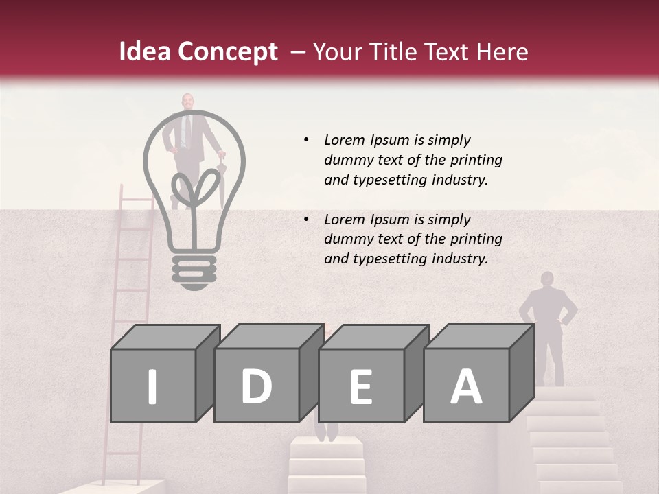 Look Man Sky PowerPoint Template