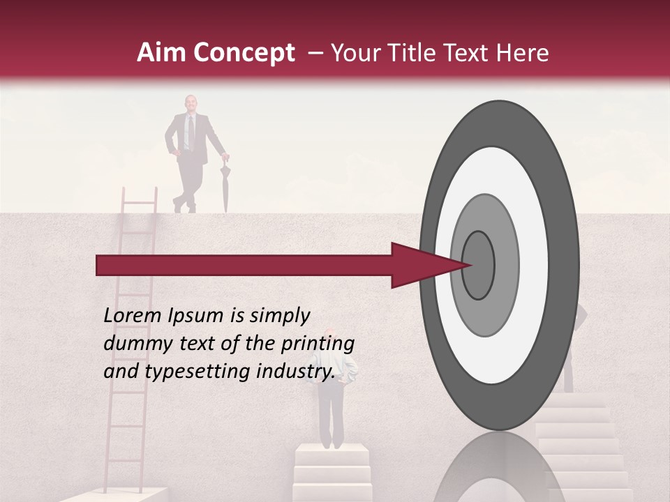 Look Man Sky PowerPoint Template