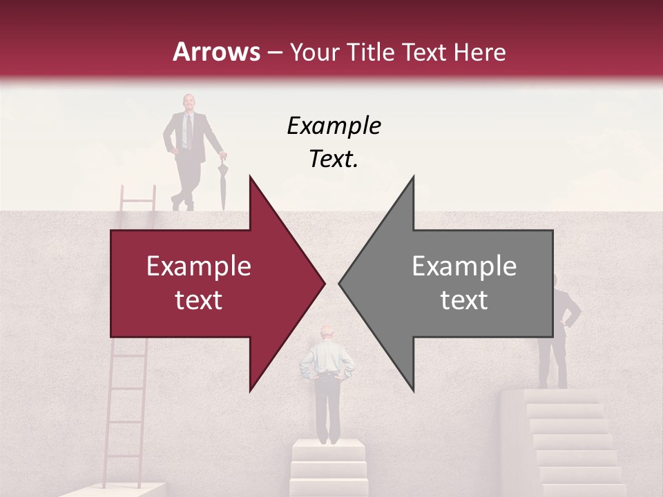 Look Man Sky PowerPoint Template