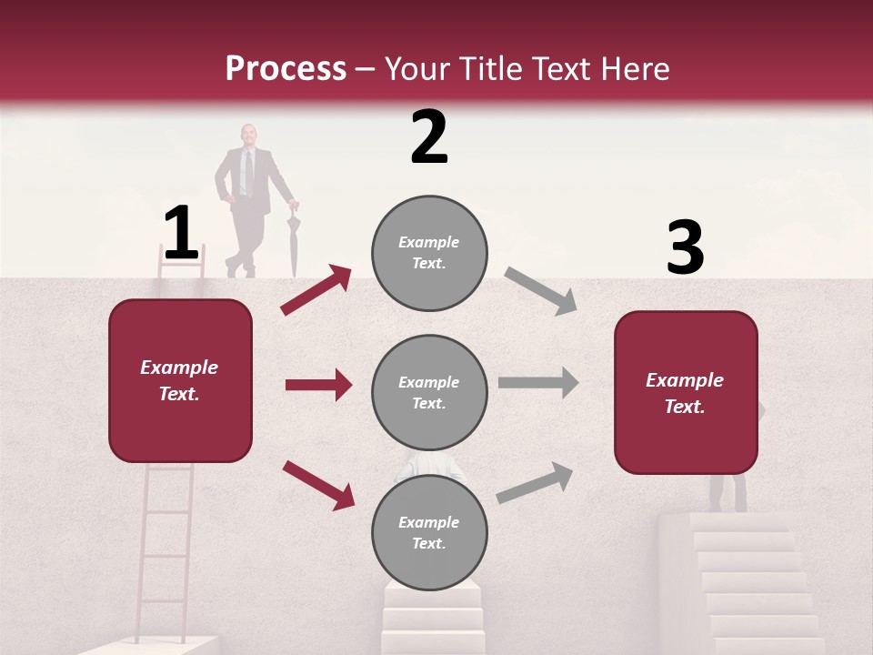 Look Man Sky PowerPoint Template