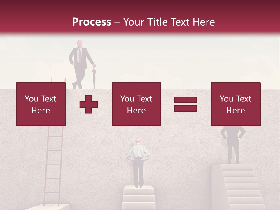 Look Man Sky PowerPoint Template