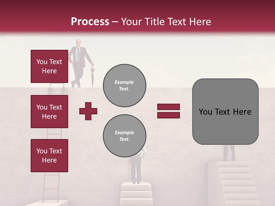 Look Man Sky PowerPoint Template