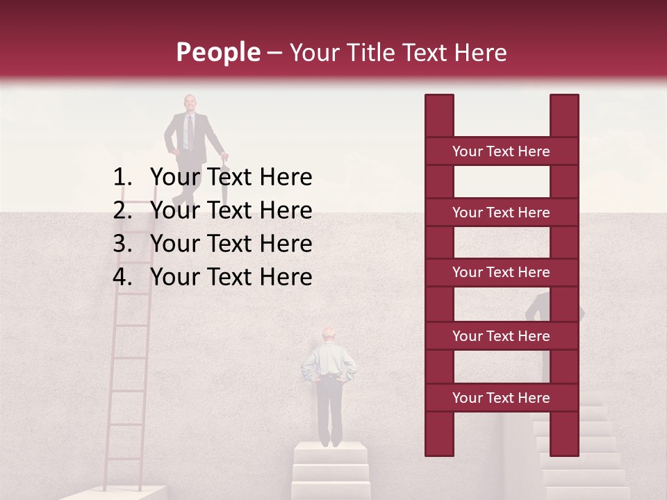 Look Man Sky PowerPoint Template