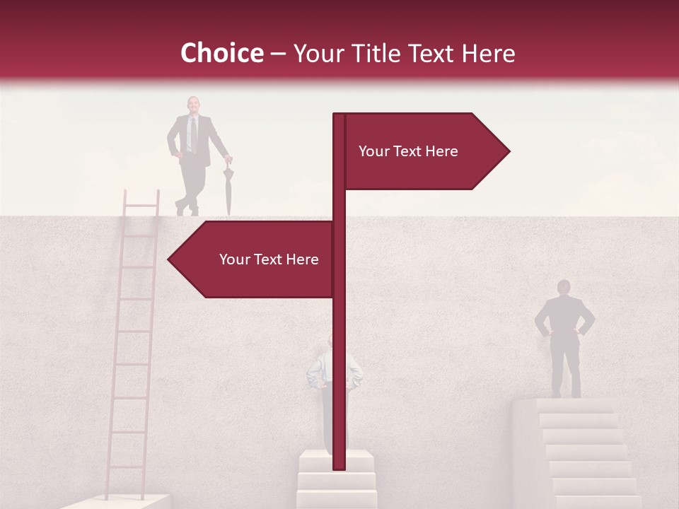 Look Man Sky PowerPoint Template