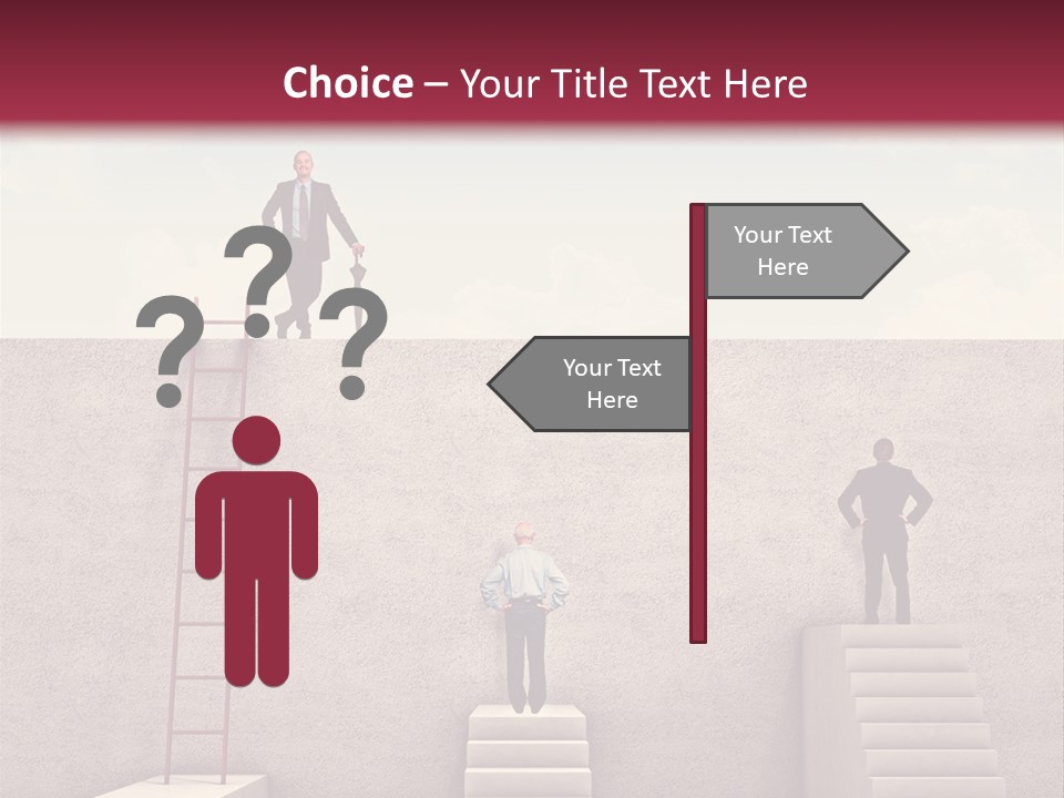 Look Man Sky PowerPoint Template