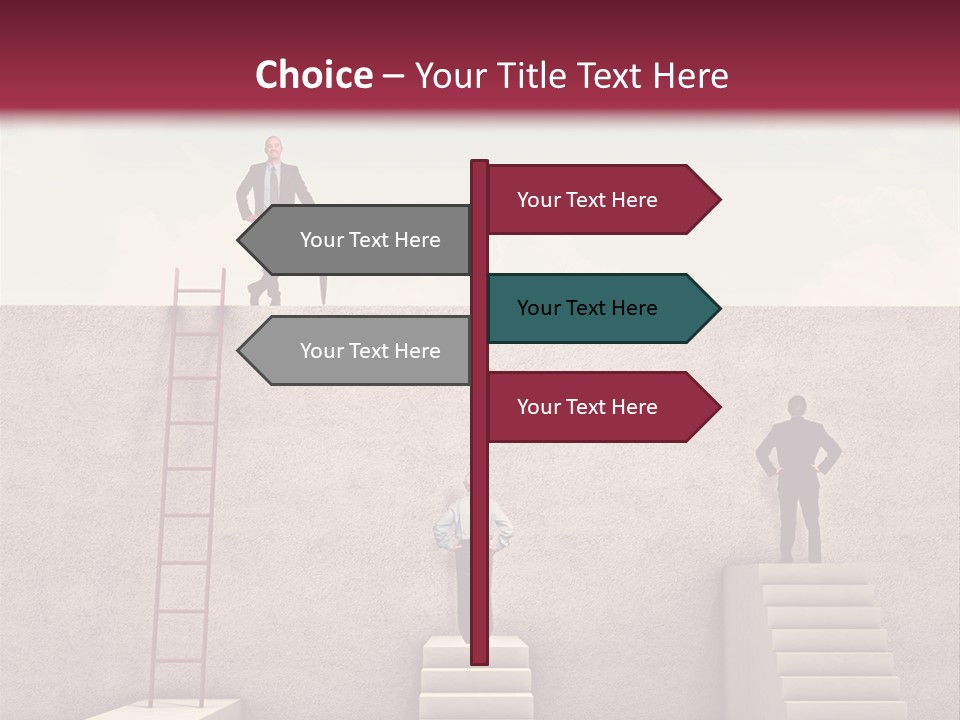 Look Man Sky PowerPoint Template