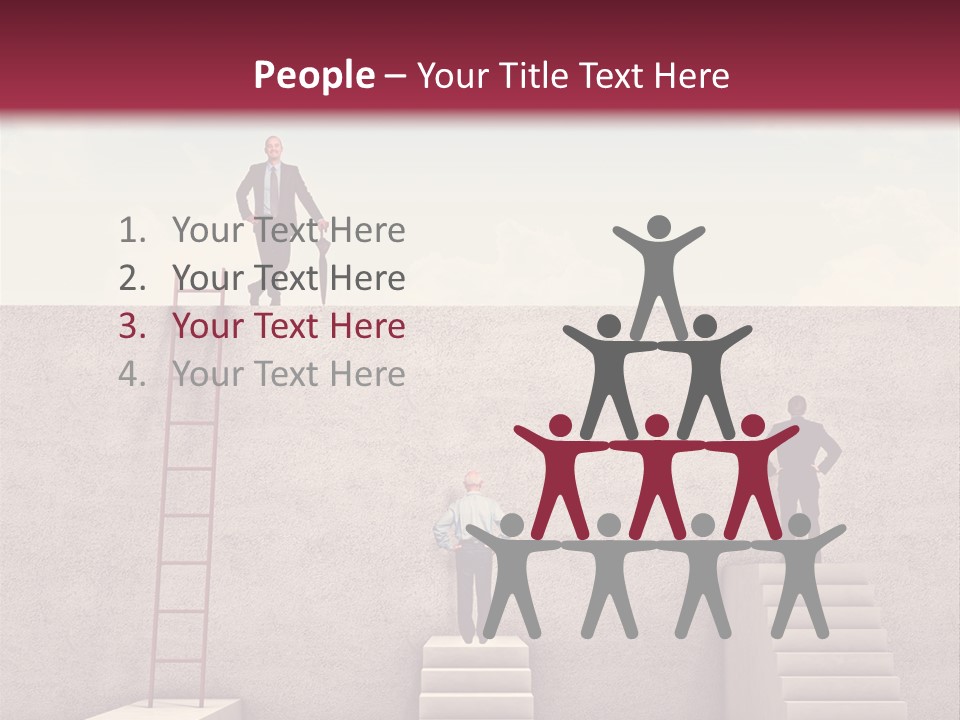 Look Man Sky PowerPoint Template