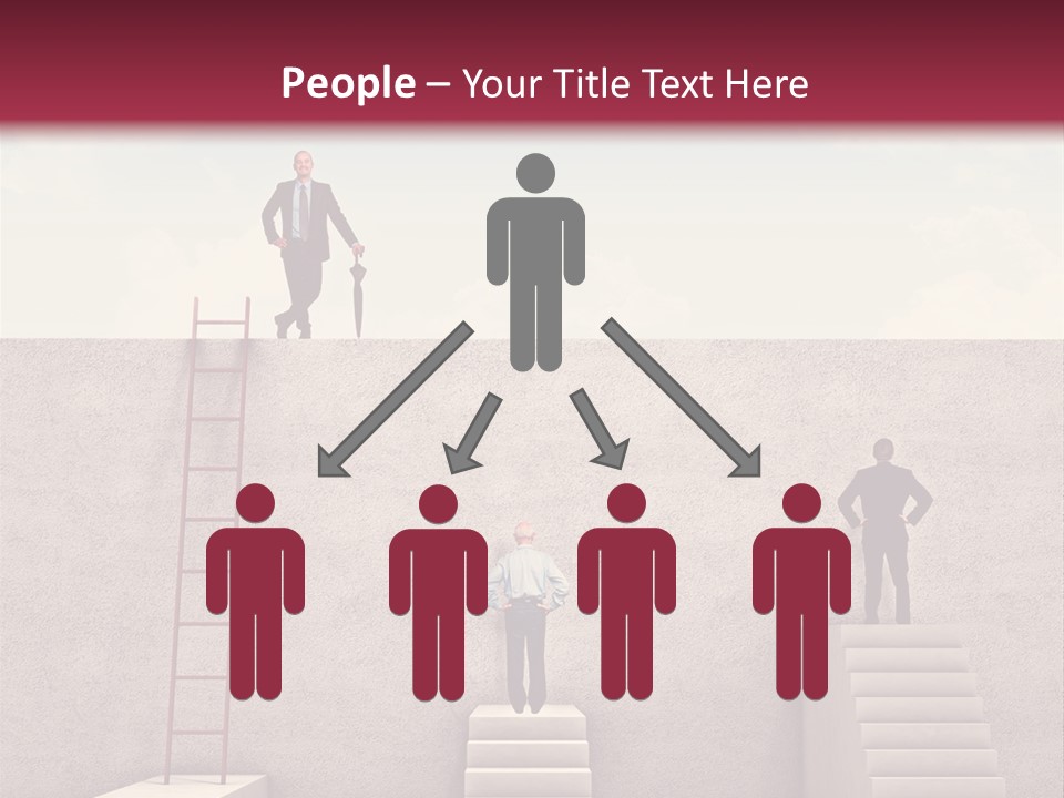 Look Man Sky PowerPoint Template