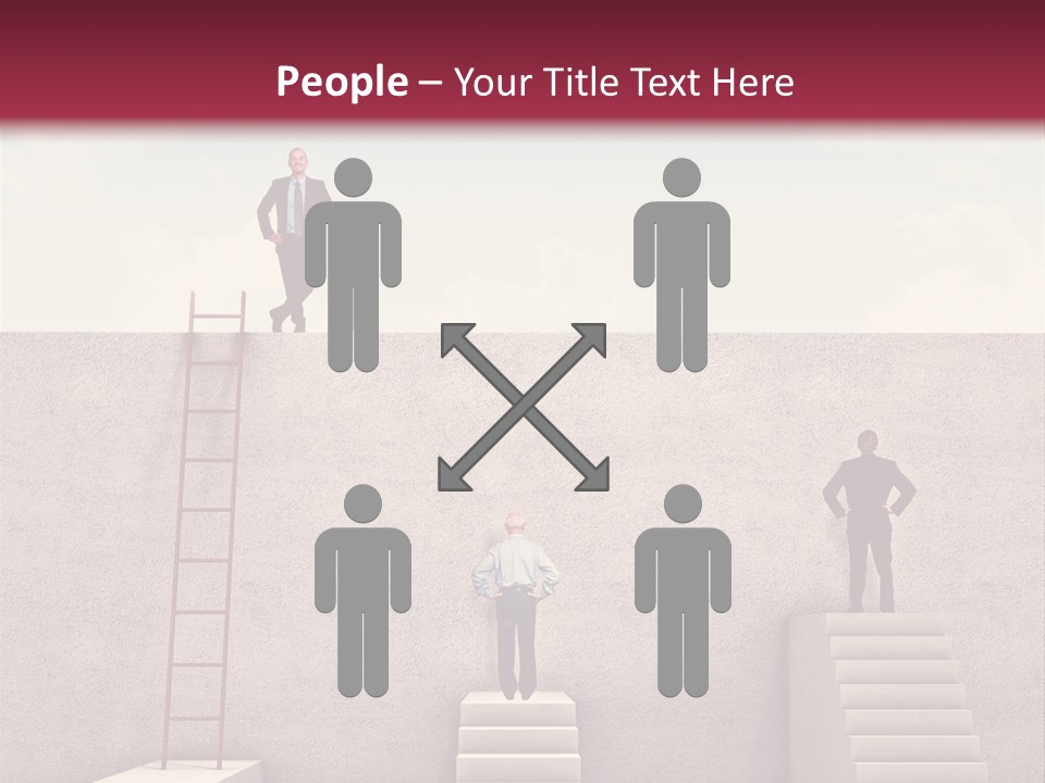 Look Man Sky PowerPoint Template