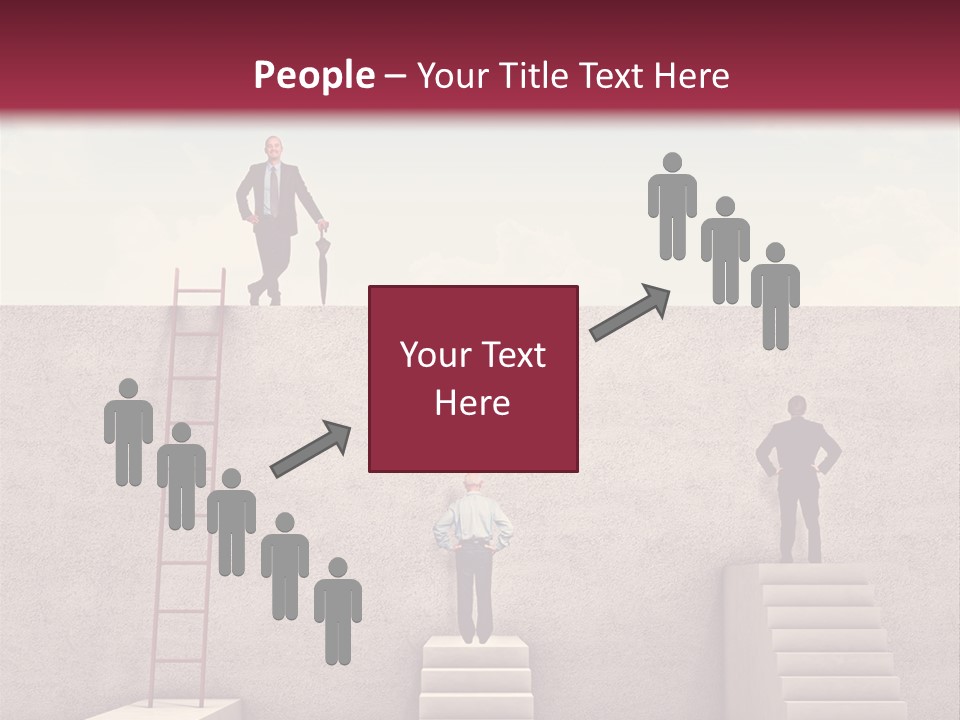 Look Man Sky PowerPoint Template