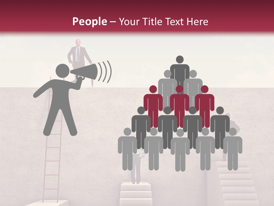 Look Man Sky PowerPoint Template