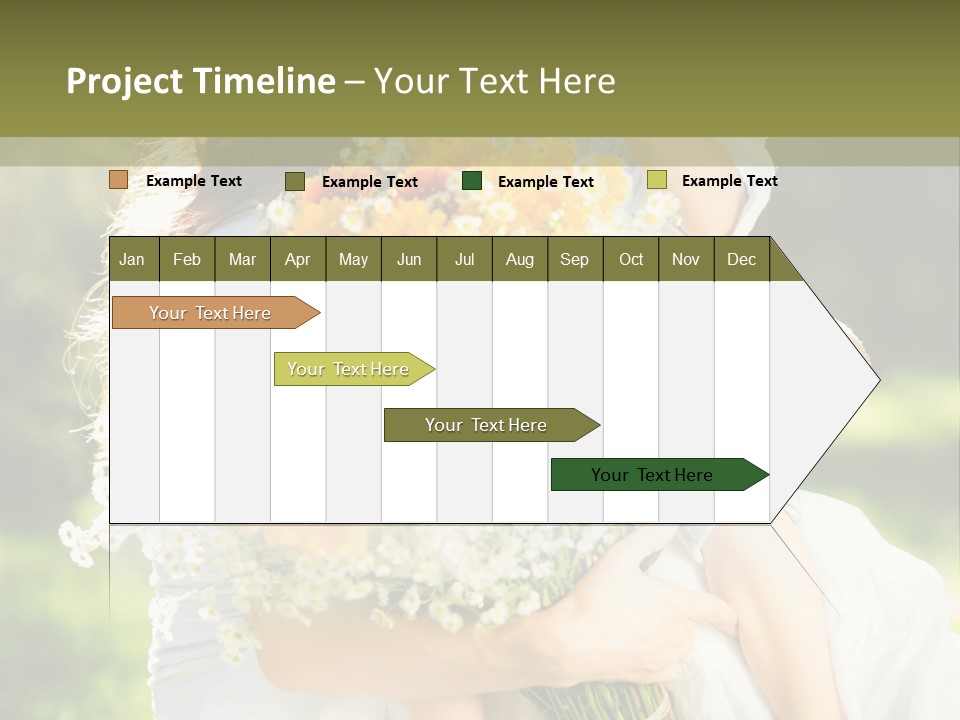 Wedding Giving Baby PowerPoint Template