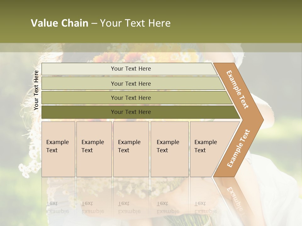Wedding Giving Baby PowerPoint Template