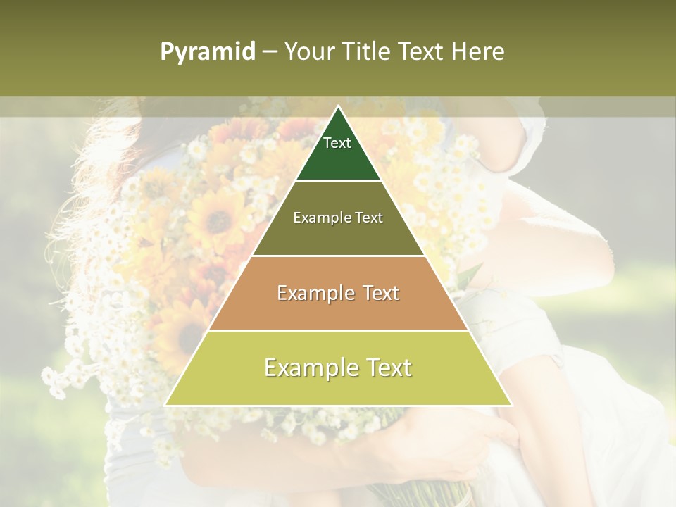 Wedding Giving Baby PowerPoint Template