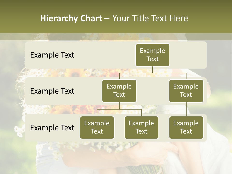 Wedding Giving Baby PowerPoint Template