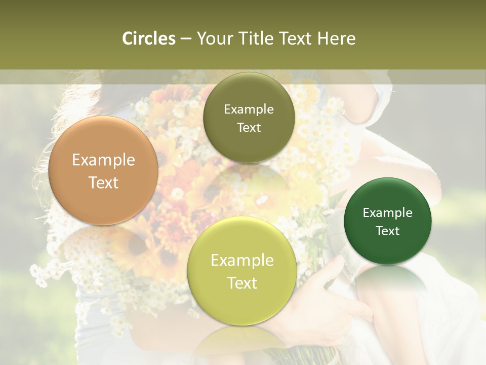 Wedding Giving Baby PowerPoint Template