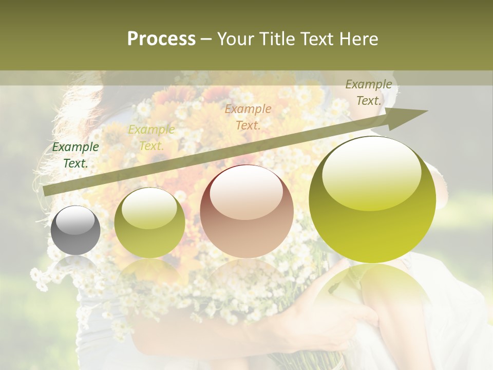 Wedding Giving Baby PowerPoint Template