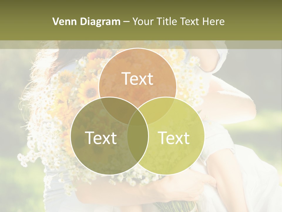 Wedding Giving Baby PowerPoint Template