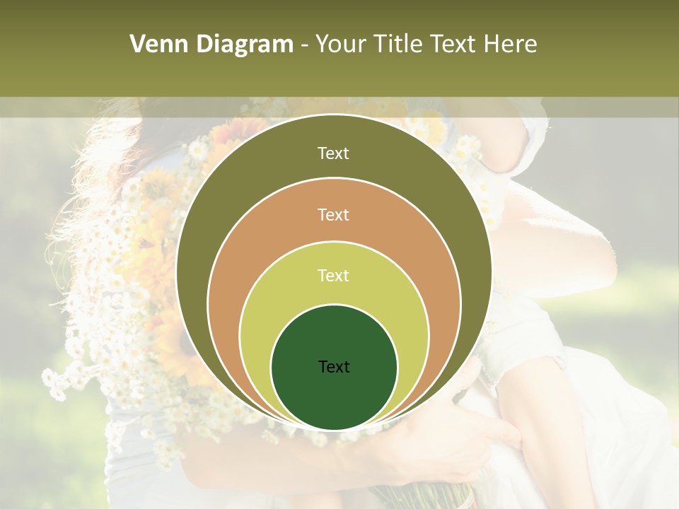 Wedding Giving Baby PowerPoint Template