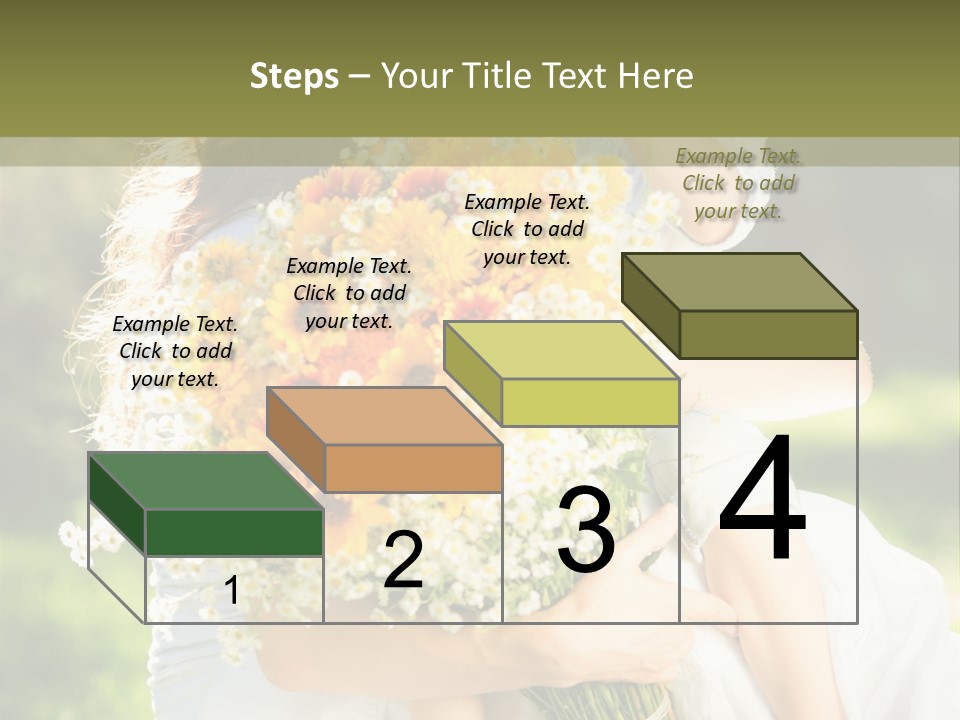 Wedding Giving Baby PowerPoint Template