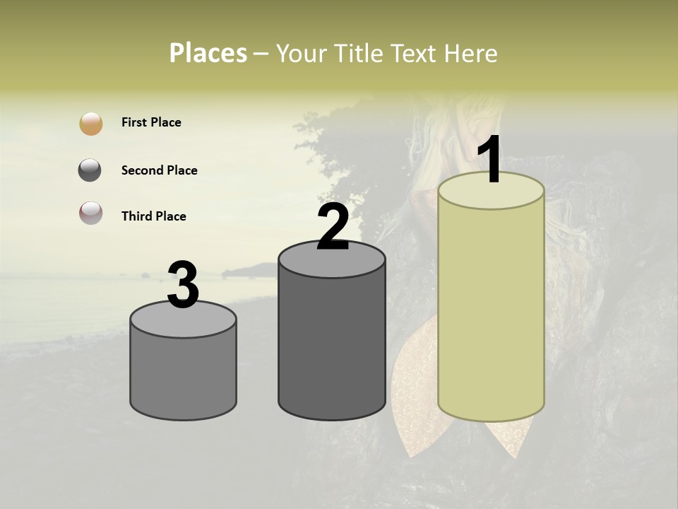 Person Stone Mermaid PowerPoint Template