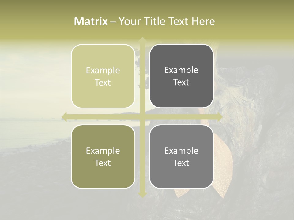 Person Stone Mermaid PowerPoint Template