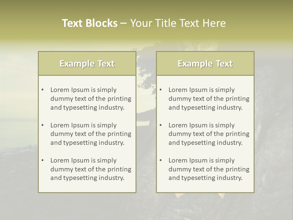 Person Stone Mermaid PowerPoint Template