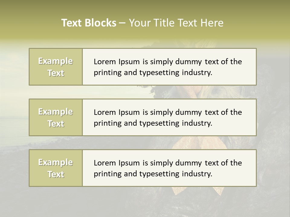 Person Stone Mermaid PowerPoint Template