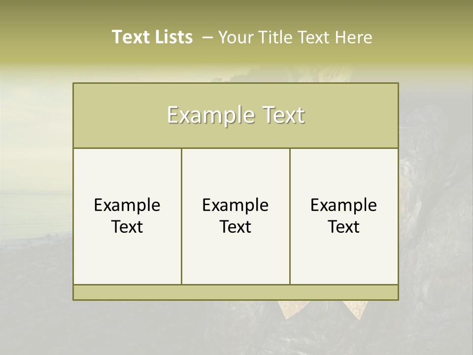 Person Stone Mermaid PowerPoint Template