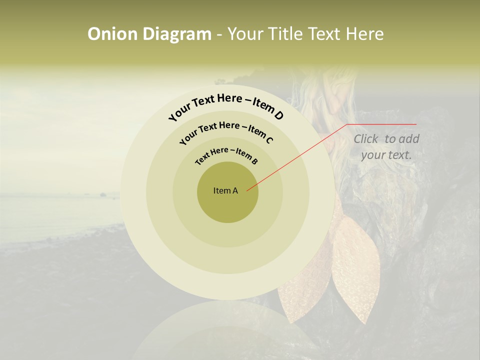 Person Stone Mermaid PowerPoint Template