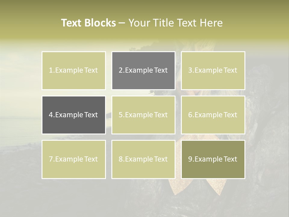 Person Stone Mermaid PowerPoint Template