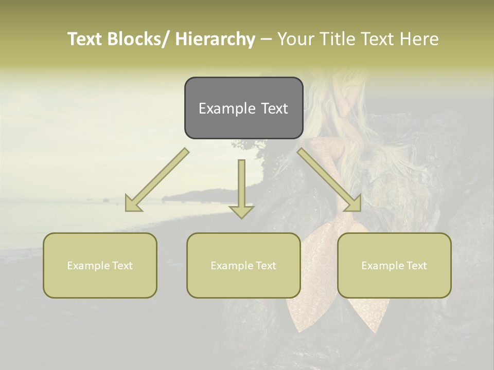 Person Stone Mermaid PowerPoint Template