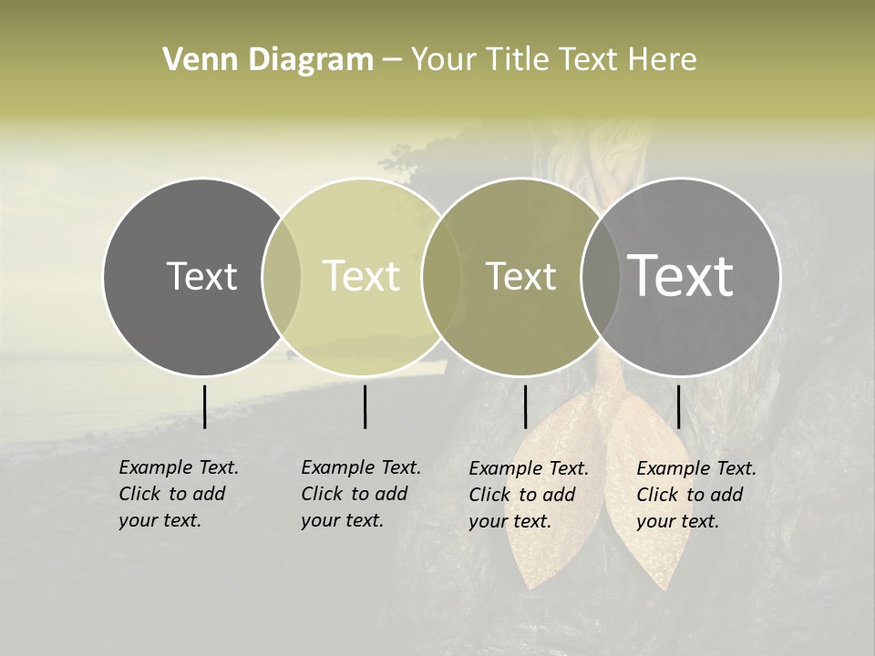 Person Stone Mermaid PowerPoint Template