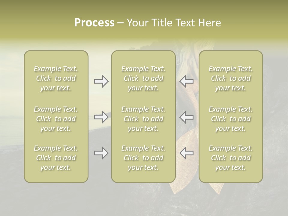 Person Stone Mermaid PowerPoint Template