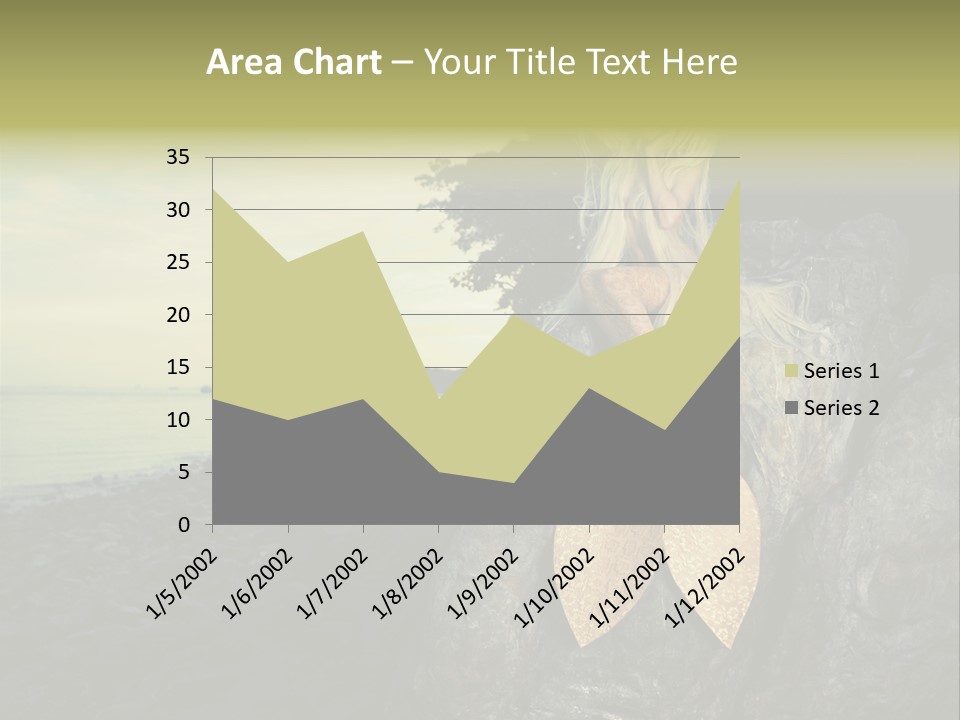 Person Stone Mermaid PowerPoint Template