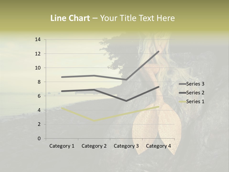 Person Stone Mermaid PowerPoint Template