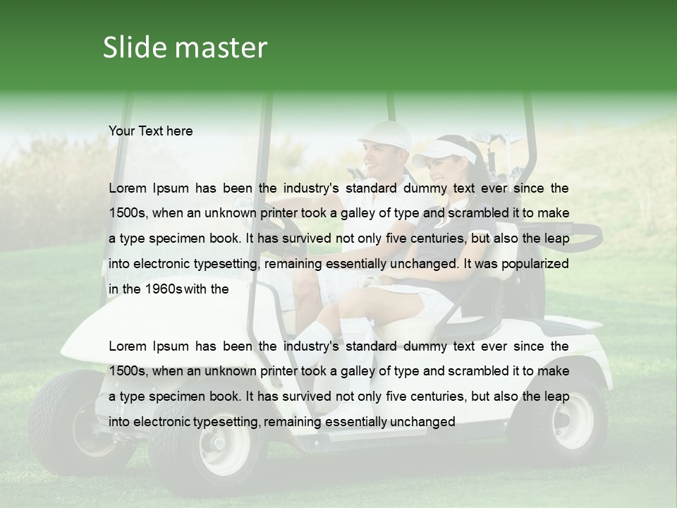 Drive Player Hobby PowerPoint Template