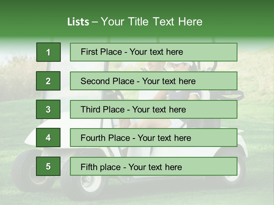 Drive Player Hobby PowerPoint Template