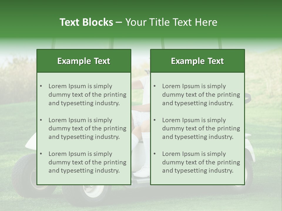 Drive Player Hobby PowerPoint Template