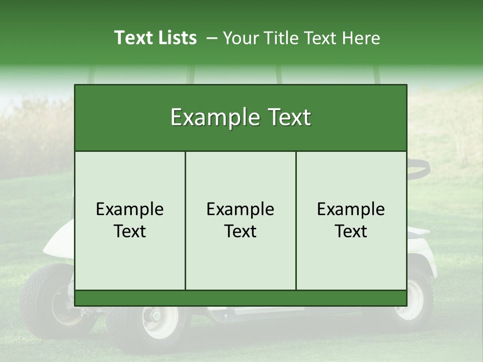Drive Player Hobby PowerPoint Template