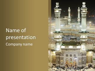 Mecca Ramadan Omrah PowerPoint Template